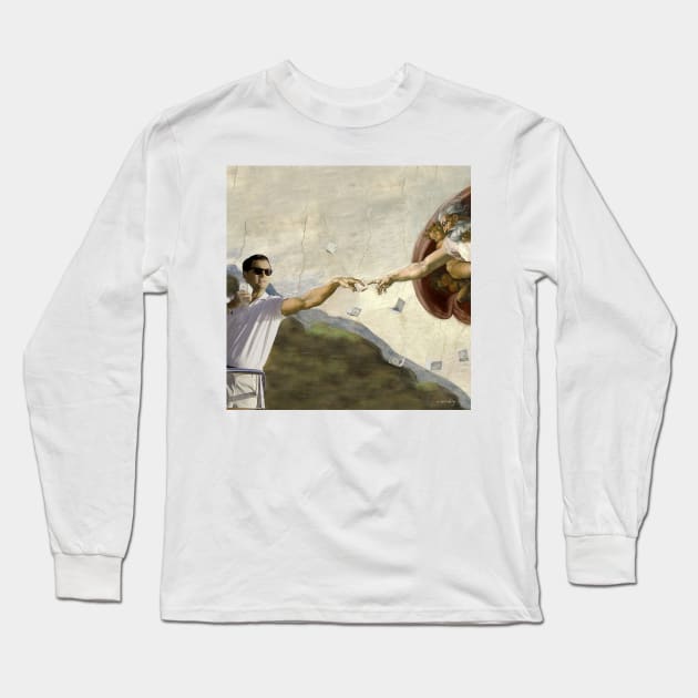 creation of the wolf Long Sleeve T-Shirt by norro